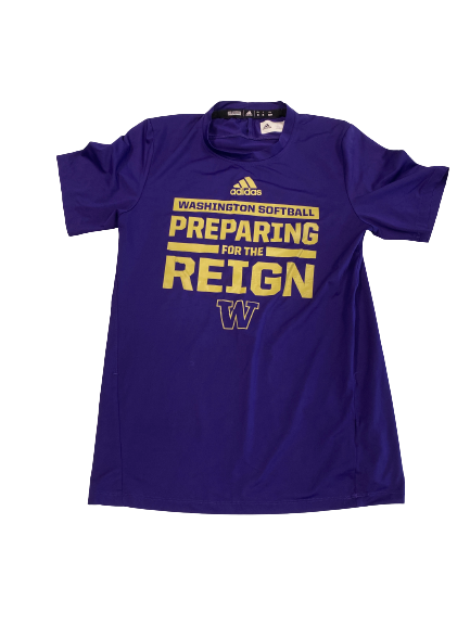 Taryn Atlee Washington Softball Team-Exclusive T-Shirt (Size XS)