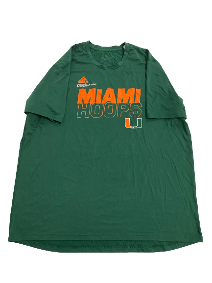 Nysier Brooks Miami Basketball Team Issued T-Shirt (Size XXL)