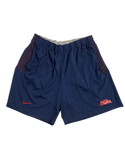 Nysier Brooks Ole Miss Basketball Team-Issued Shorts (Size XL)