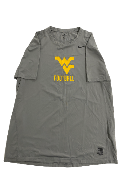 Jarret Doege West Virginia Football Team-Issued Fitted Compression Shirt (Size XL)
