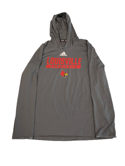 Claire Chaussee Louisville Volleyball Team-Issued Performance Hoodie (Size L)