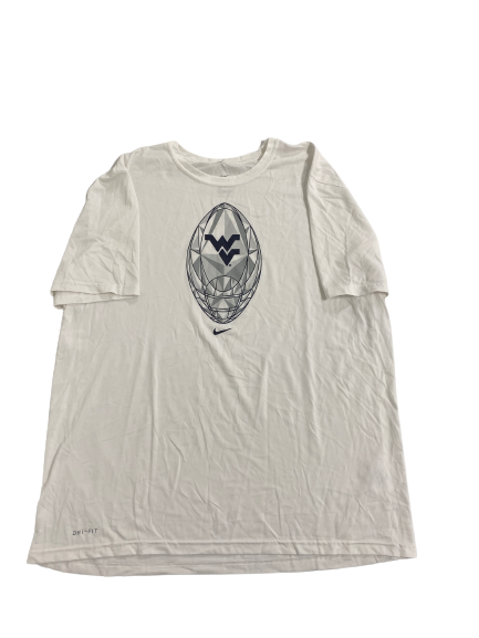 Jarret Doege West Virginia Football Team-Issued T-Shirt (Size XL)