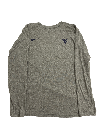 Jarret Doege West Virginia Football Team-Issued Long Sleeve Shirt (Size XL)