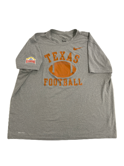 Derek Kerstetter Texas Football Player-Exclusive Alamo Bowl T-Shirt (Size XXXL)