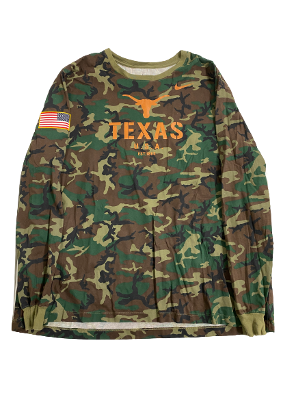 Derek Kerstetter Texas Football Player-Exclusive Long Sleeve Shirt (Size XXXL)