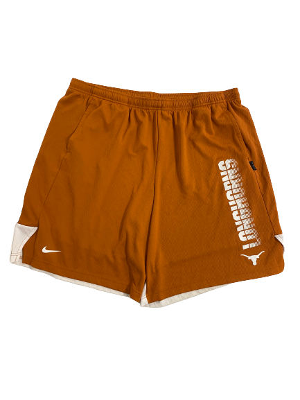Derek Kerstetter Texas Football Team-Issued Shorts (Size XXXL)