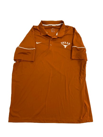 Derek Kerstetter Texas Football Team-Issued Polo Shirt (Size XXL)