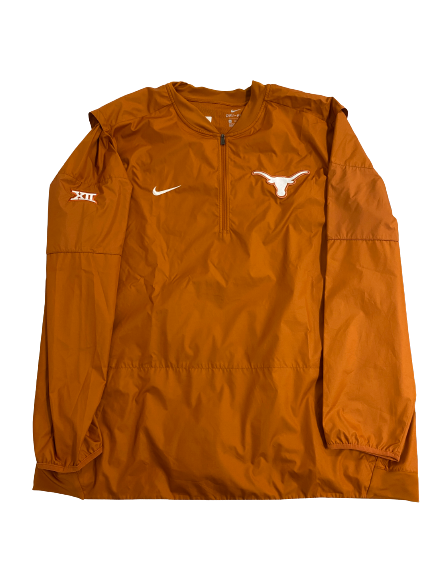 Derek Kerstetter Texas Football Team-Issued Quarter-Zip Jacket (Size 4XL)
