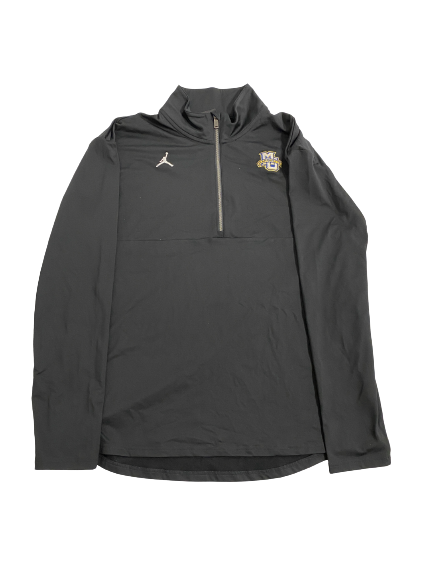 Zach Wrightsil Marquette Basketball Team-Exclusive Coaches Quarter-Zip Jacket (Size XL)