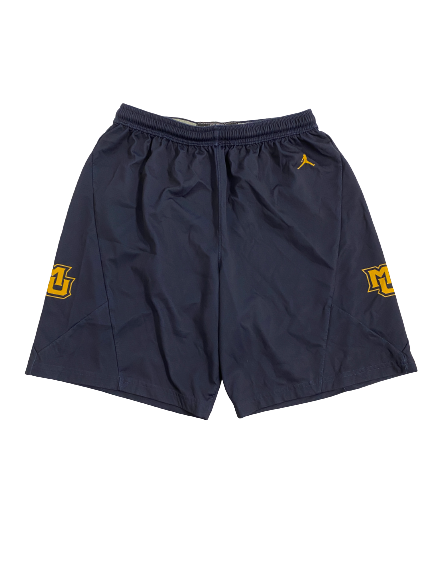 Marquette Basketball Player-Exclusive Practice Shorts (Size XL)