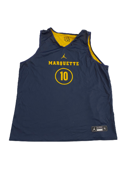 Zach Wrightsil Marquette Basketball Player-Exclusive Practice Jersey (Size XL)