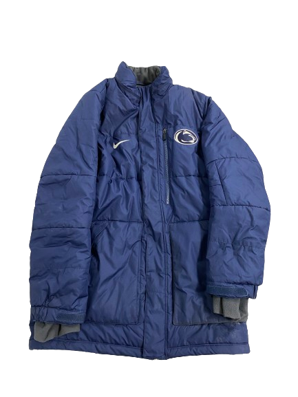 DJ Brown Penn State Football Player-Exclusive Nike Puffer Winter Jacket (Size L)