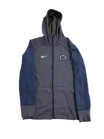 DJ Brown Penn State Football Team-Issued Zip-Up Jacket (Size S)