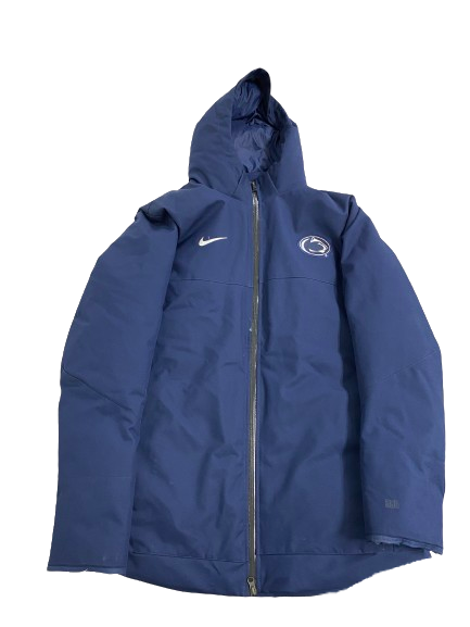 DJ Brown Penn State Football Player-Exclusive Heavy Duty Nike Winter Jacket (Size L)