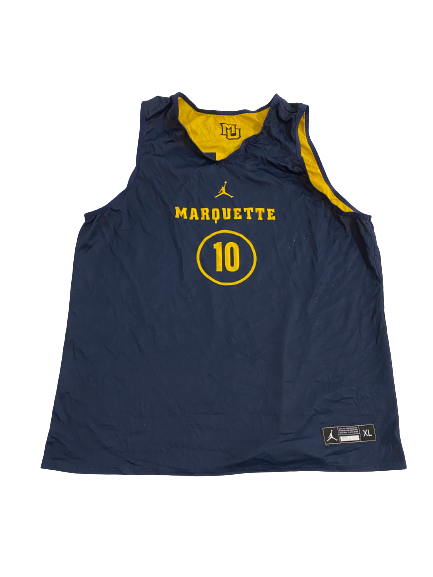 Zach Wrightsil Marquette Basketball Player-Exclusive Practice Jersey (Size XL)