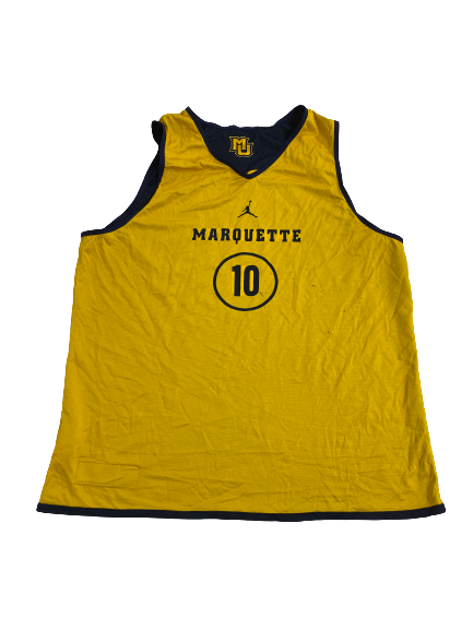 Zach Wrightsil Marquette Basketball Player-Exclusive Practice Jersey (Size XL)