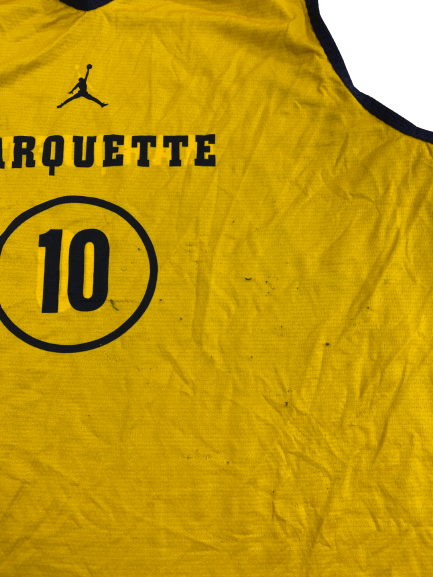 Zach Wrightsil Marquette Basketball Player-Exclusive Practice Jersey (Size XL)