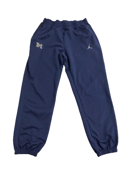 Gregg Glenn III Michigan Basketball Player-Exclusive Sweatpants (Size XLT)