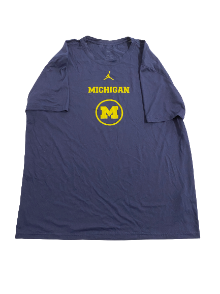 Gregg Glenn III Michigan Basketball Team-Issued T-Shirt (Size XL)