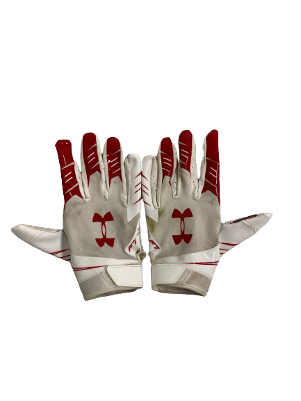 Amaun Williams Wisconsin Football Player-Exclusive Gloves (Size XL)