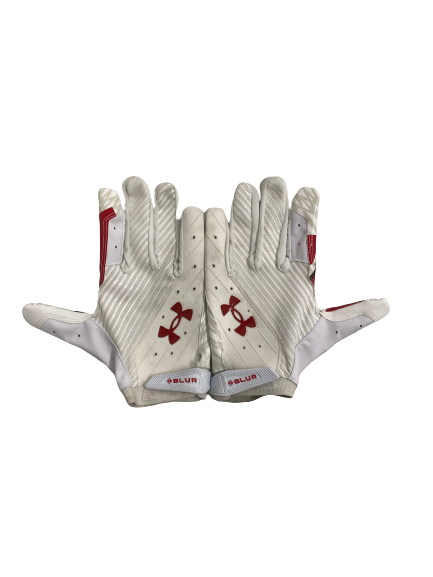 Amaun Williams Wisconsin Football Player-Exclusive Gloves (Size XXL)