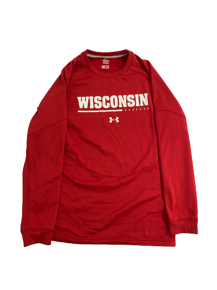 Amaun Williams Wisconsin Football Player-Exclusive Crewneck Sweatshirt (Size M)
