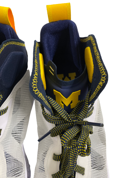 Gregg Glenn III Michigan Basketball Player-Exclusive Jordan XXXVII Shoes (Size 14)