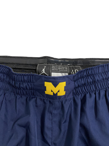 Gregg Glenn III Michigan Basketball 2022-2023 Season Game-Worn Shorts (Size 40)