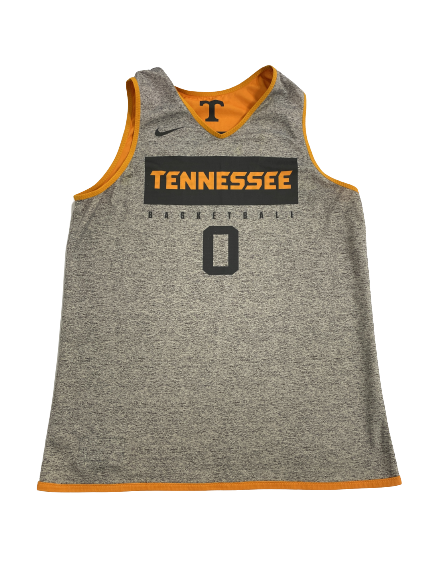 Davonte Gaines Tennessee Basketball Player-Exclusive Reversible Practice Jersey (Size L)