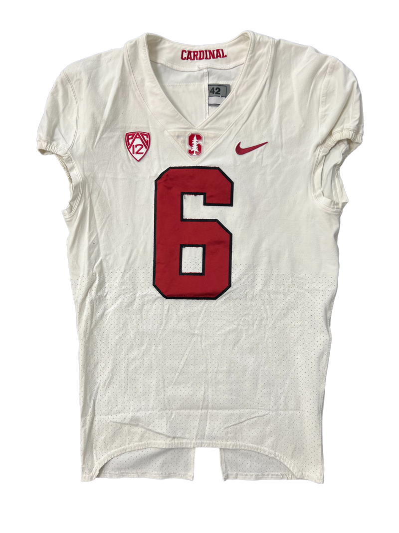 Elijah Higgins Stanford Football Game Worn Jersey (Size 42)