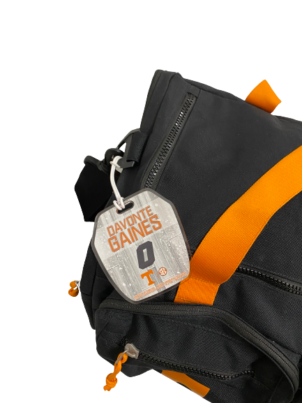 Davonte Gaines Tennessee Basketball Player-Exclusive Travel Duffel Bag With Player Tag