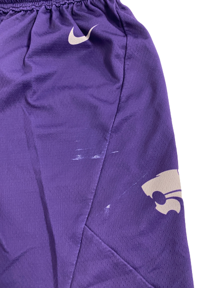 Markquis Nowell Kansas State Player-Exclusive Practice Shorts (Size M)
