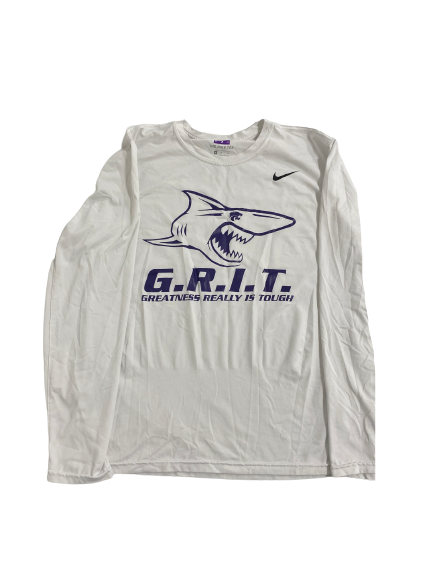 Markquis Nowell Kansas State Player-Exclusive G.R.I.T. Long Sleeve Shirt (Size M)