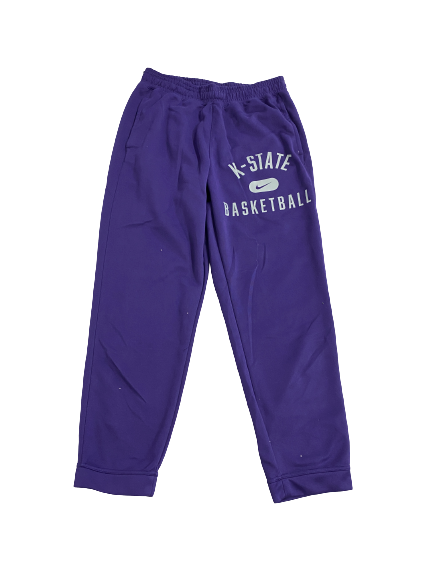 Markquis Nowell Kansas State Basketball Team-Issued Sweatpants (Size M)
