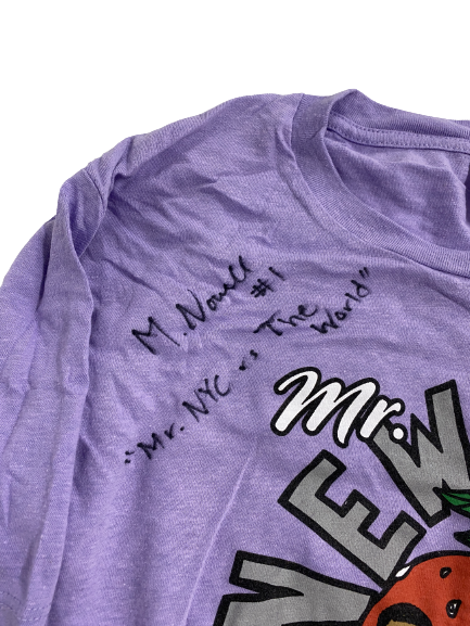 Markquis Nowell Kansas State SIGNED AND INSCRIBED T-Shirt (Size M)