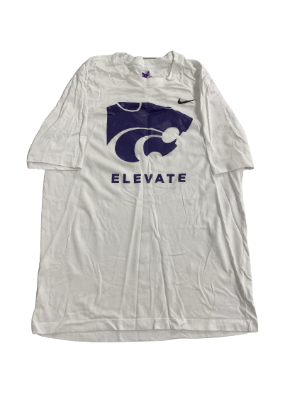 Markquis Nowell Kansas State Player-Exclusive ELEVATE T-Shirt (Size MT)