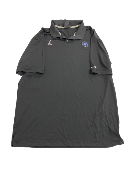 Jordan Riley Georgetown Basketball Player-Exclusive Travel Polo Shirt (Size XLT)