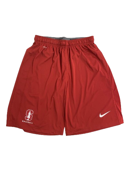 Will Matthiessen Stanford Baseball Team-Issued Shorts (Size L)