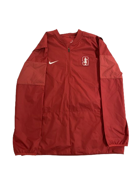 Will Matthiessen Stanford Baseball Team-Issued Travel Zip-Up Jacket (Size XL)