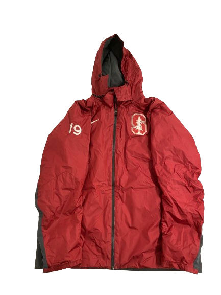 Will Matthiessen Stanford Baseball Player-Exclusive Winter Puffer Jacket With 