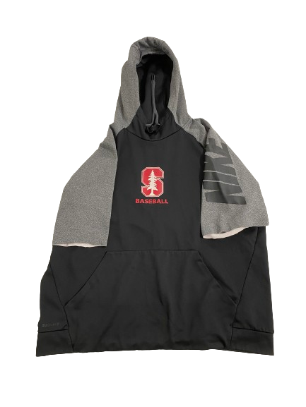 Will Matthiessen Stanford Baseball Player-Exclusive Short Sleeve Hoodie (Size XXL)