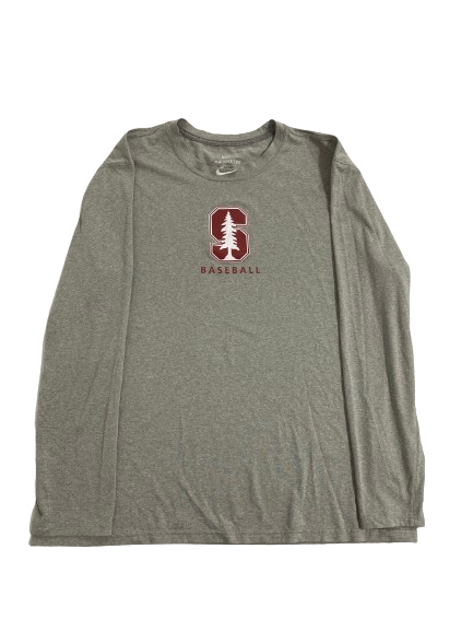 Will Matthiessen Stanford Baseball Team-Issued Long Sleeve Shirt (Size XL)