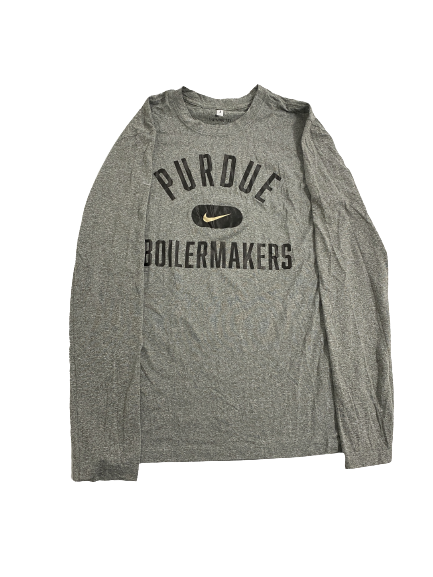 Eric Hunter Jr. Purdue Basketball Team-Issued Long Sleeve Shirt (Size M)