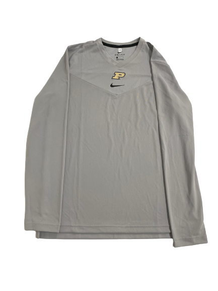 Eric Hunter Jr. Purdue Basketball Team-Issued Long Sleeve Shirt (Size M)