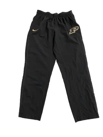 Eric Hunter Jr. Purdue Basketball Player-Exclusive Pre-Game Warm-Up Snap-Off Sweatpants (Size L)