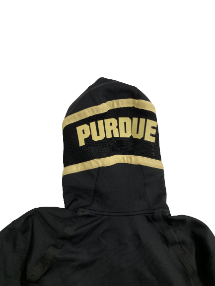 Eric Hunter Jr. Purdue Basketball Team-Issued Pre-Game Warm-Up Zip-Up Jacket (Size MT)