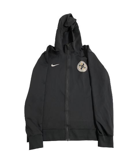Eric Hunter Jr. Purdue Basketball Player-Exclusive 2022 Season Pre-Game Warm-Up Zip-Up Jacket (Size M)