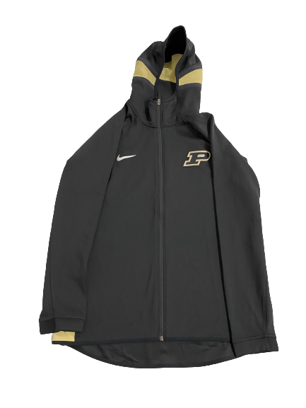 Eric Hunter Jr. Purdue Basketball Team-Issued Zip-Up Pre-Game Warm-Up Jacket (Size L)