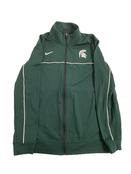 Jordon Simmons Michigan State Football Team-Issued Zip-Up Jacket (Size M)