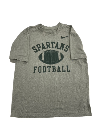 Jordon Simmons Michigan State Football Player-Exclusive T-Shirt (Size L)